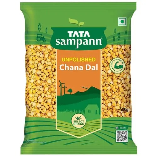 Tata Sampann Unpolished Chana Dal 1 kg Pouch