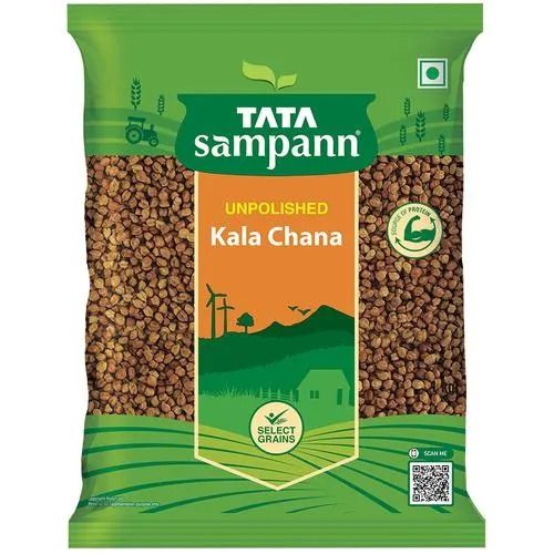 Tata Sampann Kala Chana - Unpolished, 1 Kg Pouch
