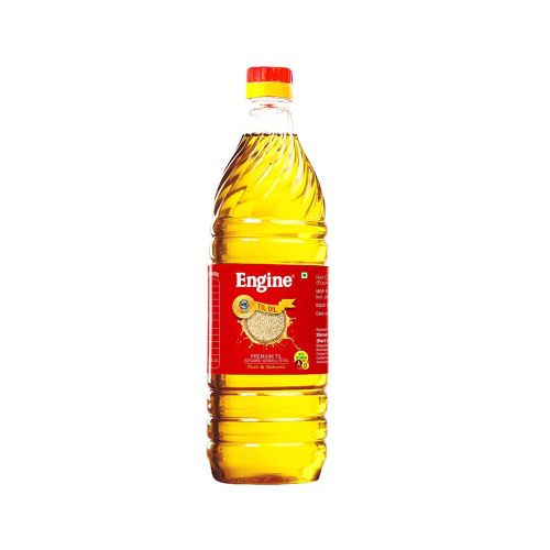 Engine Brand Single Pressed Seeds Til(Sesame) Oil - 1 Liter Bottle