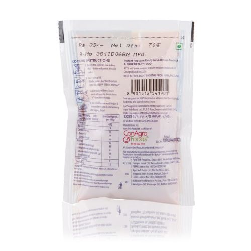 Act II Popcorn, Butter Delite, 70g Pouch