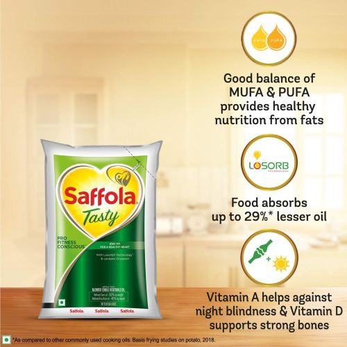 Saffola Tasty Pro Fitness Conscious Edible Oil (Pouch)