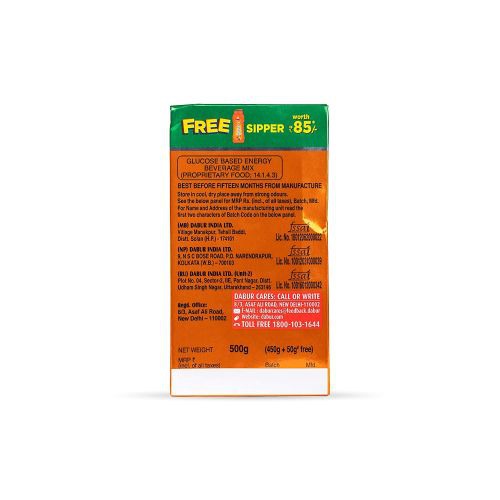 Dabur GlucoPlus-C Orange Energy Drink - Get Sipper Free 1kg