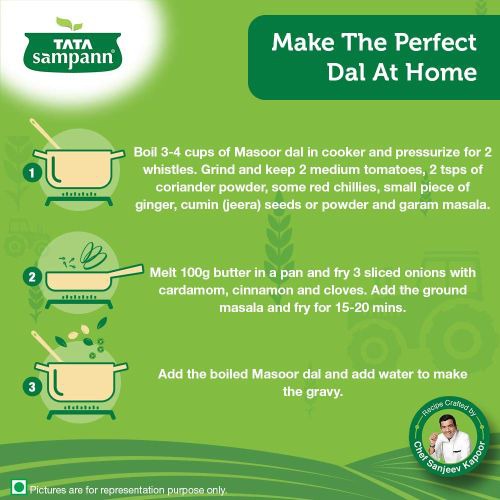 Tata Sampann Unpolished Masoor Dal Split