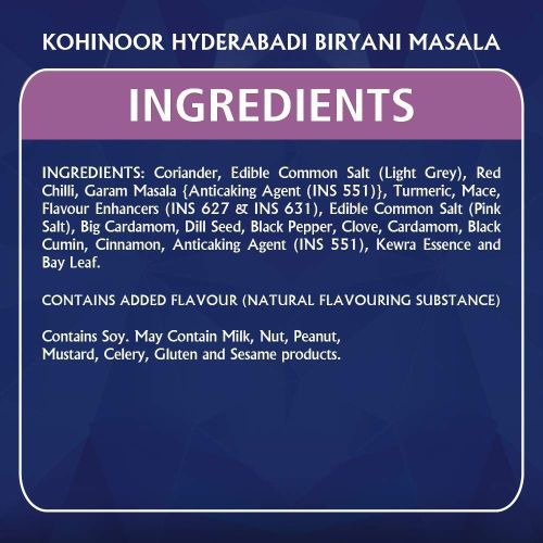 Kohinoor Hyderabadi Biryani Masala 15gm