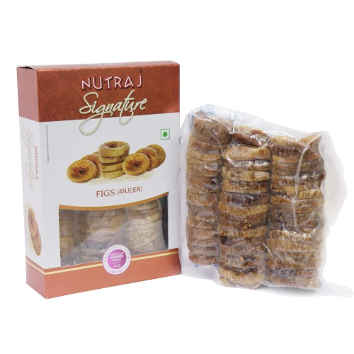 Nutraj Signature Dried Figs (Anjeer) 400gm - Vacuum Pack