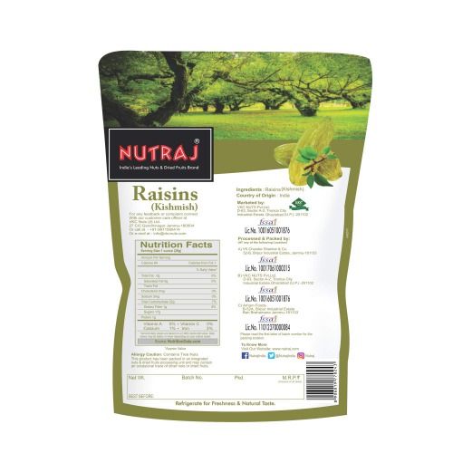 Nutraj Super Raisin 500gm (Long)