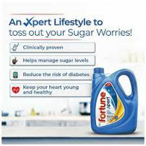 Fortune Xpert Pro Sugar Conscious Edible Oil, 5 L Jar