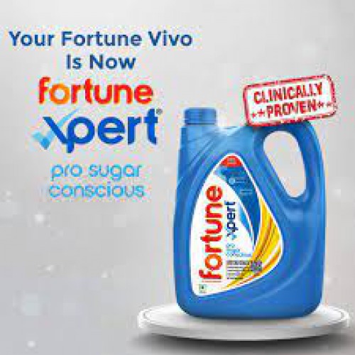 Fortune Xpert Pro Sugar Conscious Edible Oil, 5 L Jar