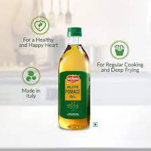 Del Monte Olive Pomace Oil, 1 L Plastic Bottle