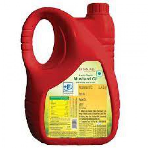 Patanjali Fortified Mustard Oil 5 L Jar