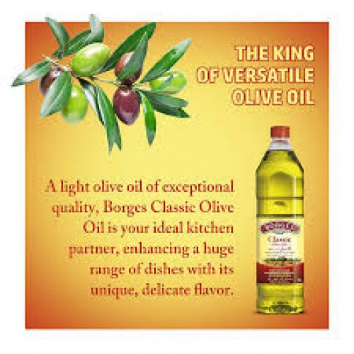 BORGES Olive Oil - Pure, Classic, 1 L Bottle