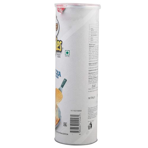 Pringles Potato Crisps - Pizza Flavour, 107gm