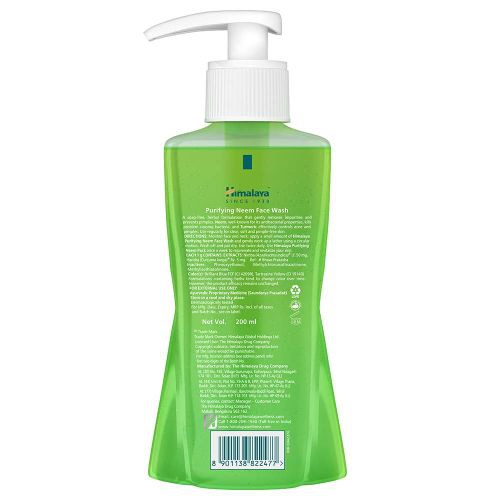 Himalaya Herbals Purifying Neem Face Wash, 200ml